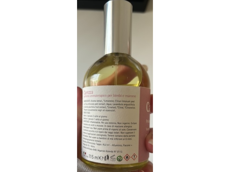 Carezza Natural Perfume Aromatherapy, Vanilla, Lavender, Mandarin & Lemon, 115 mL