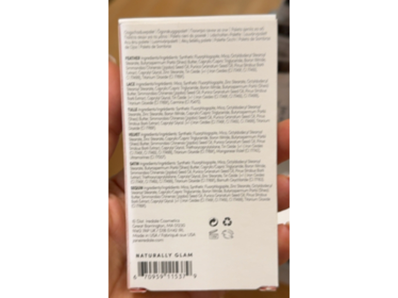 Jane Iredale Pure Pressed Eye Shadow Palette, Naturally Glam, 0.02 oz/0.7 g