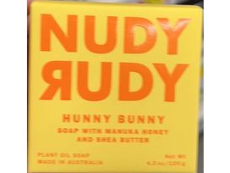 Nudy Rudy Hunny Bunny Soap, Natural Honey And Shea Butter, 4.2 oz/120 g