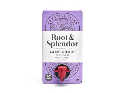 Root & Splendor Ultra Concentrated Liquid Laundry Detergent, Hush Blend, 67 Loads, 33.8 fl oz/1 L