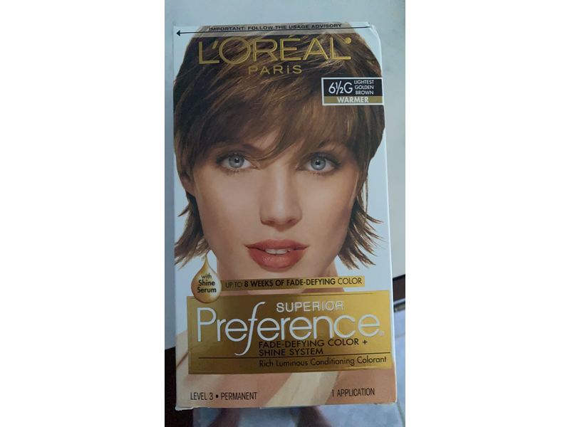 L'Oreal Paris Superior Preference Permanent Hair Color, Lightest Golden Brown, 1 Count