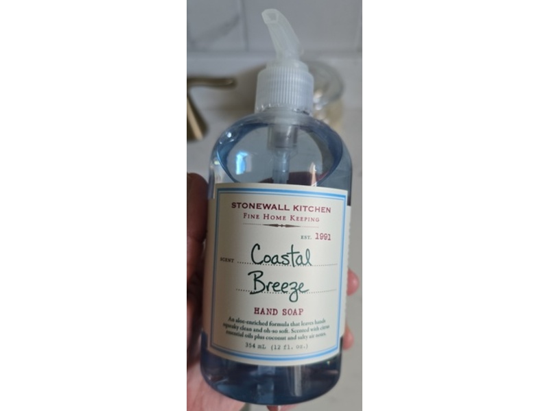 Stonewall Kitchen Hand Soap, Coastal Breeze, 12 fl oz/354 mL