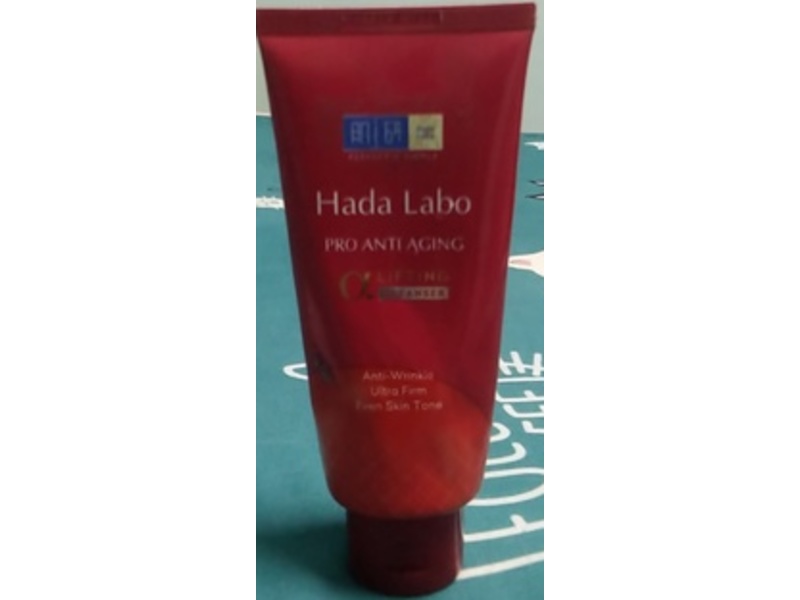 Hada Labo Pro Anti-Aging Lifting Facial Cleanser, 80 g