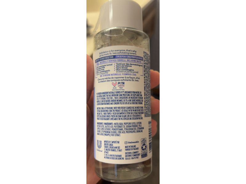 St.Ives Exfoliating Toner, BHA, 6.68 fl oz/197.5 mL