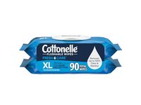 Cottonelle Flushable Wipes, XL, Pack Of 45, 2 Packs - thumbnail 1