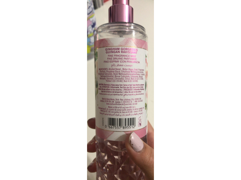 Bath & Body Works Fine Fragrance Mist, Gingham Gorgeous, 8 fl oz/236mL
