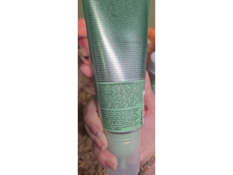 Joico Scalp Vitality Exfoliating Foaming Scrub, 6 fl oz/177 mL