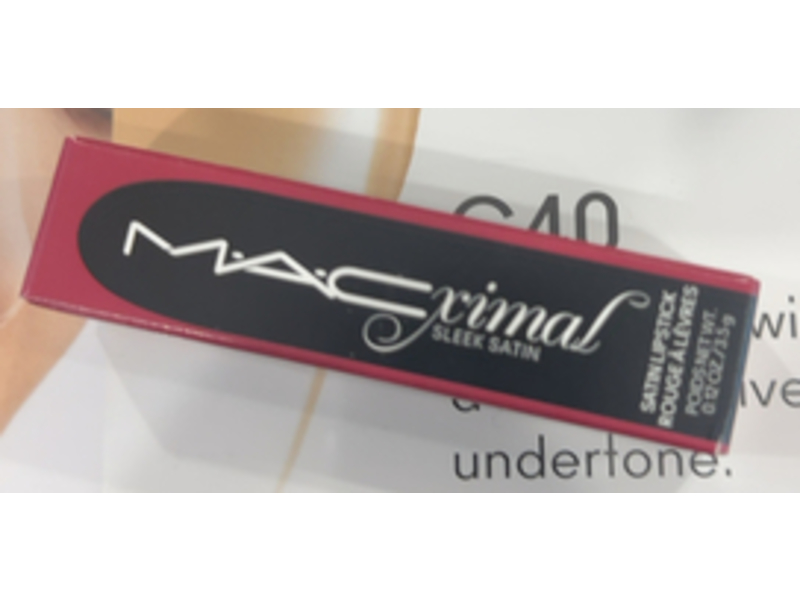 M.A.C ximal Sleek Satin Lipstick, Amorous, 0.12 oz/3.5 g