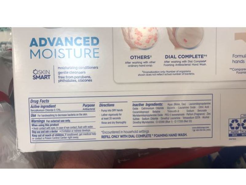 Dial Complete Advanced Moisture Antibacterial Foaming Hand Wash
