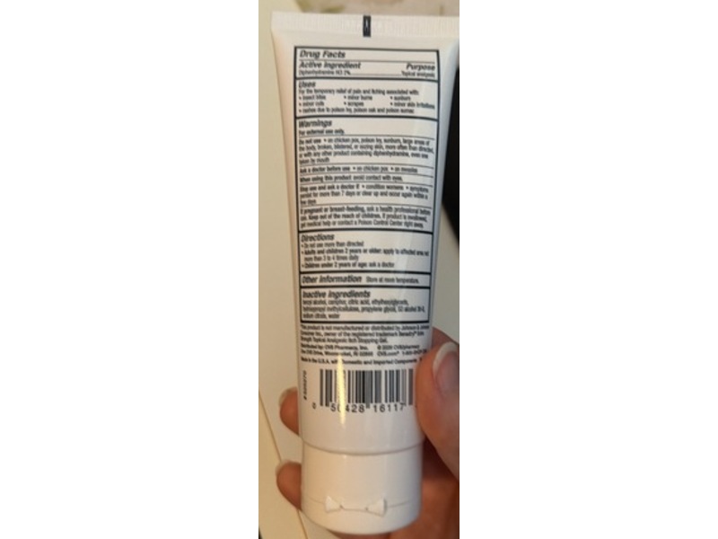 CVS Extra Strength Itch Relief Gel, Diphenhydramine HCl, 3.5 fl oz/104 mL