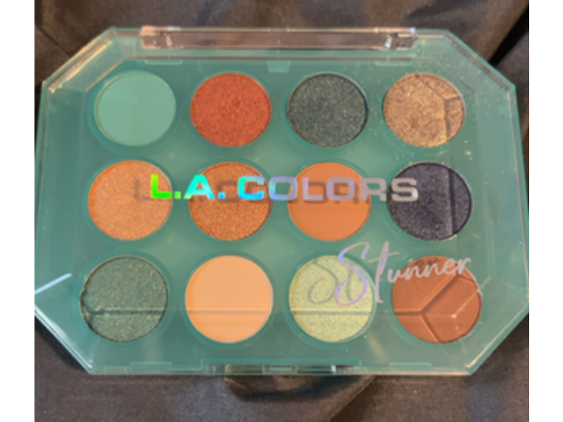 La Colors 12 Color Eyeshadow Palette, Stunner, 0.42 oz/12 g