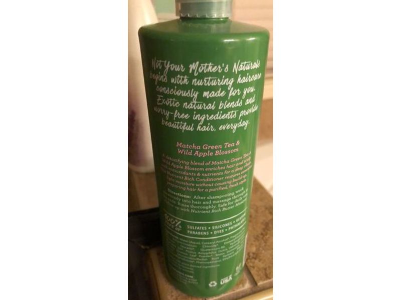 Not Your Mother's Naturals Conditioner, Matcha Green Tea & Wild Apple Blossom, Nutrient Rich, 16 fl oz/473 mL
