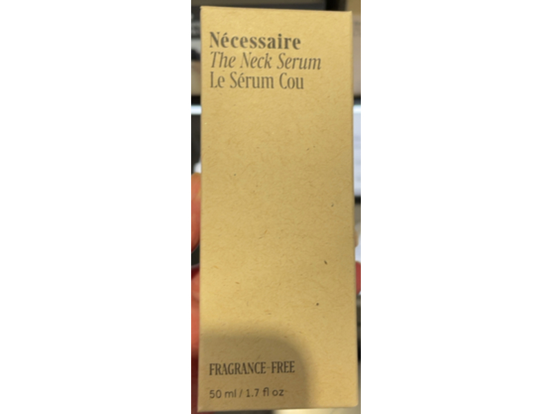 Necessaire The Neck Serum, Fragrance Free, 1.7 fl oz/50 mL