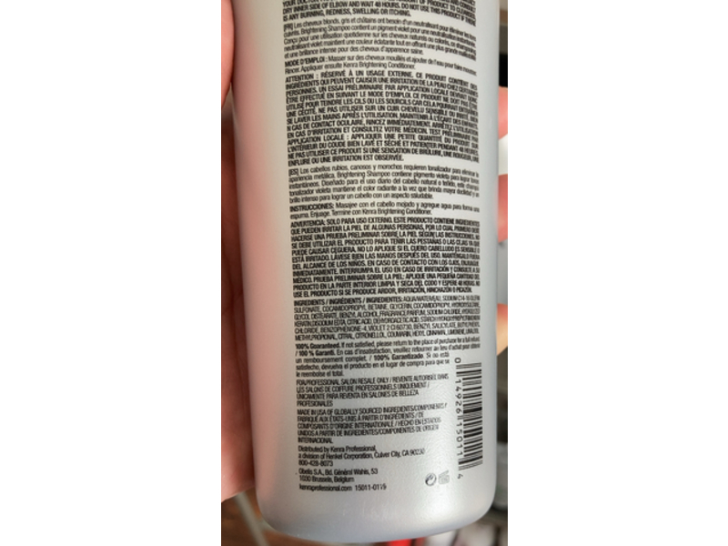 Kenra Toning Instantly Brightening Shampoo, Violet, 10.1 fl oz/300 mL