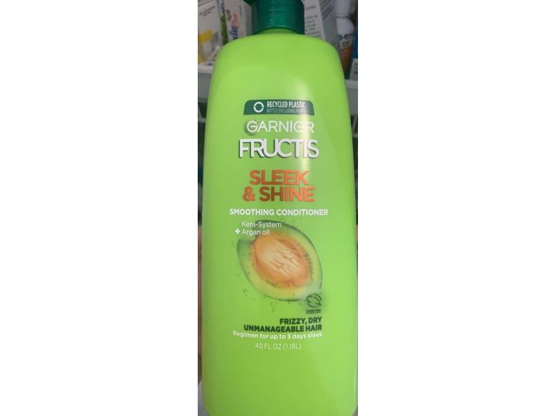 Garnier Fructis Sleek & Shine Smoothing Conditioner, 40 fl oz/118 L