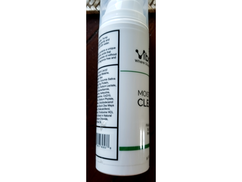Vibriance Moisturizing Cleanser, 5.1 fl oz/150 mL