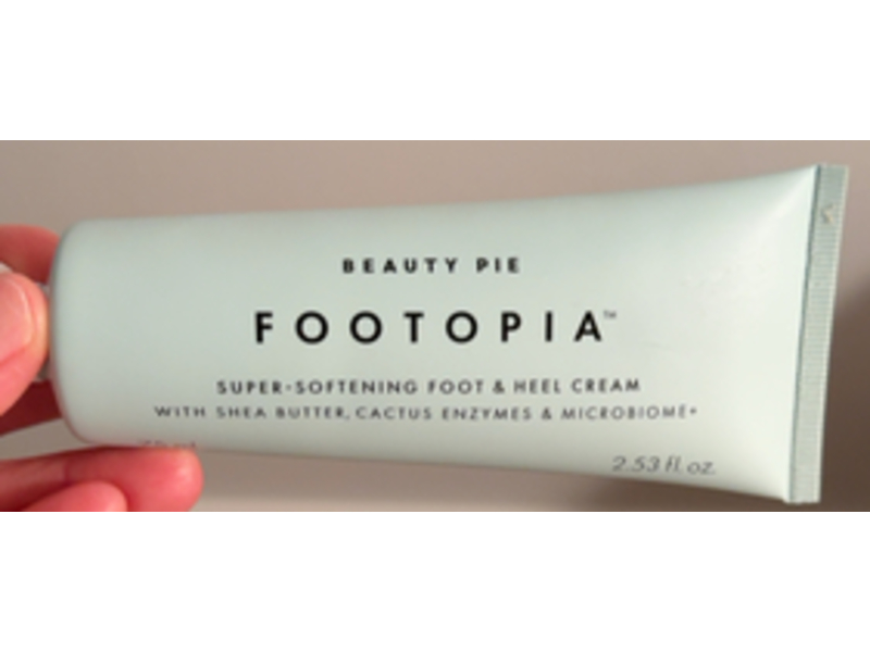 Beauty Pie Footopia Foot & Heel Cream, Shea Butter + Cactus Enzymes & Microbiome, 2.53 fl oz/75 mL