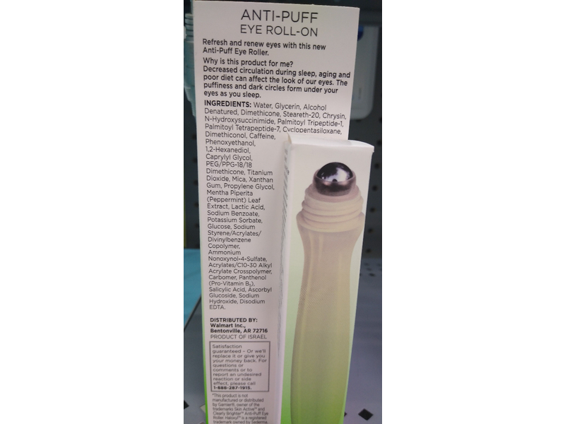 Equate Beauty Anti-Puff Eye Roll-On Instantly Refreshes, 0.5 fl oz/15 mL