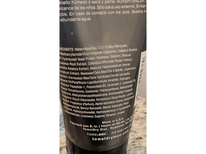 Towel Dry Natural Hold Medium Shine Creme Styler, 8.4 fl oz/250 mL