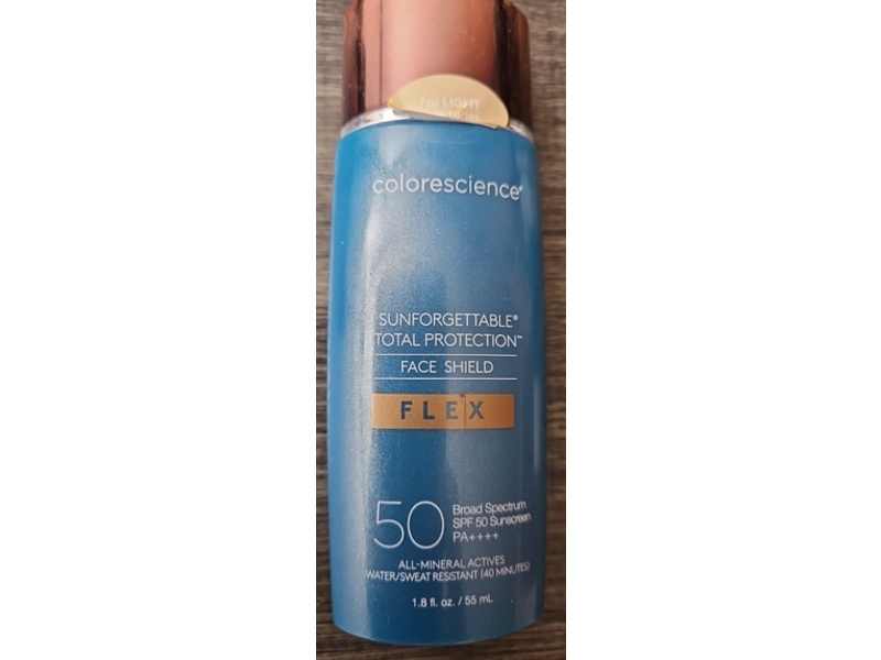 Colorscience Sun Forgettable Flex Face Shield, Light, SPF 50 PA++++, 1.8 fl oz/55 mL
