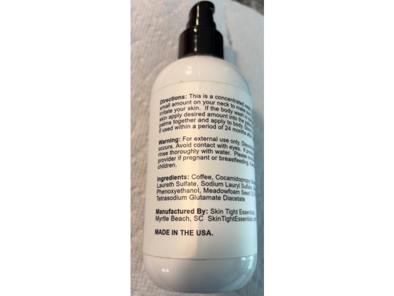 Skin Tight Essentials Firming Caffeine Body Wash, 8 fl oz/240 mL