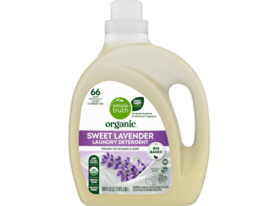 Simple Truth Organic Liquid Laundry Detergent, Sweet Lavender, 66 Loads, 100 fl oz/2.95 L