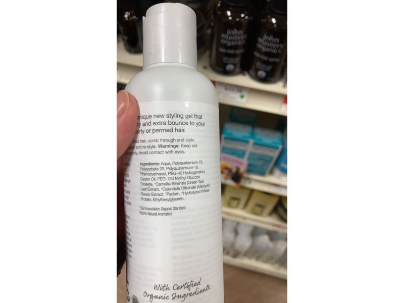 Organic Colour Systems Keep Curl Memory Gel