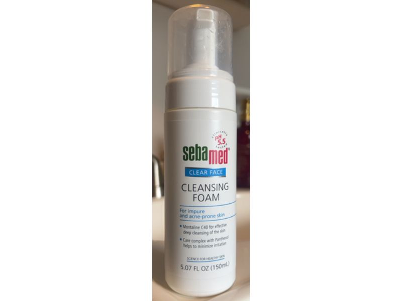 Sebamed Clear Face Cleansing Foam, 5.07 fl oz/150 mL, Pack Of 2