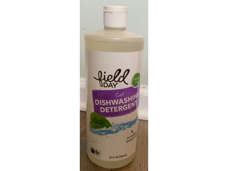 Field Day Gel Dishwashing Detergent, 32 fl oz/946 mL
