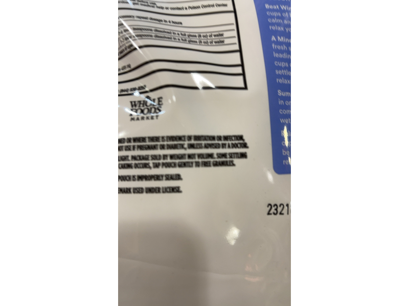 365 Whole Foods Market First Aid Epsom Salt, Magnesium Sulfate, 64 oz/1.8 kg