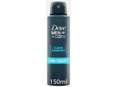 Dove Men + Care Antiperspirant, Clean Comfort, 150 mL