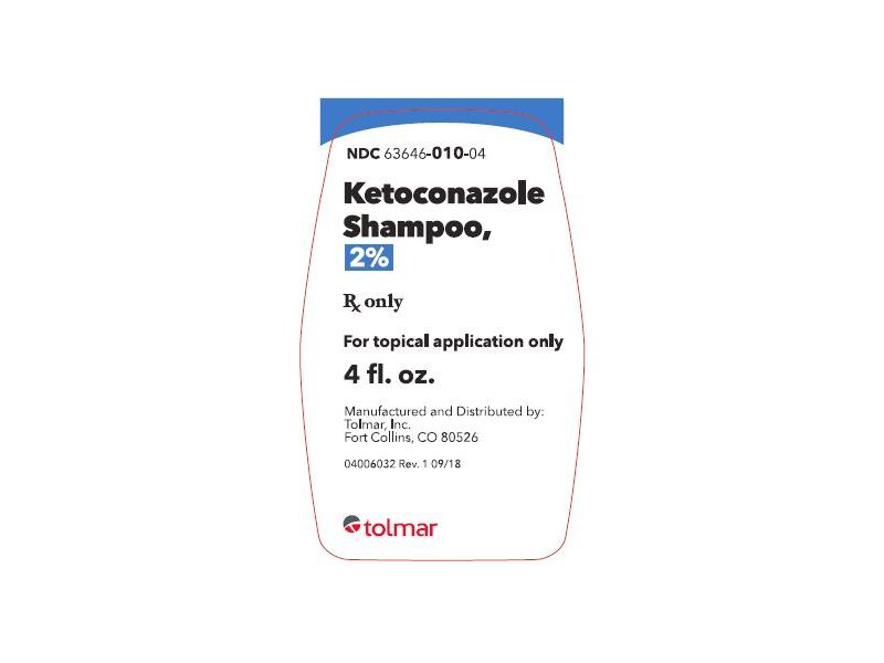 Ketoconazole Shampoo, 2%, 118.28 mL Tolmar Inc (RX)