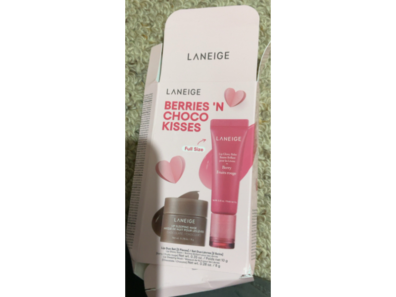 Laneige Lip Duo Set, Berries 'N Choco Kisses