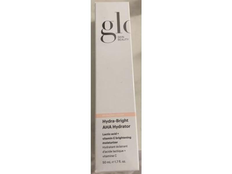 Glo Skin Beauty Hydra Bright AHA Hydrator Moisturizer, Vitamin C + Lactic Acid, 1.7 fl oz/50 mL