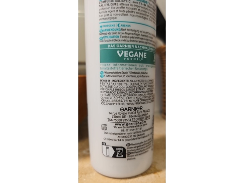 Garnier Hautklar Salicylic Exfoliating Liquid Care, 120 mL