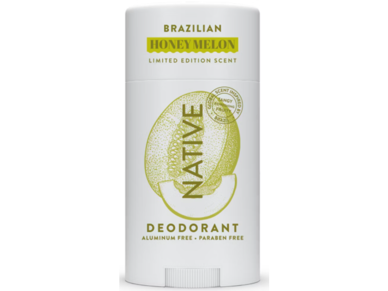 Native Limited Edition Scent Deodorant, Honey Melon, 2.65 oz/ 75 g