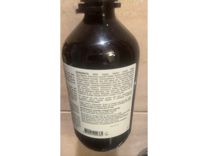 Aesop Classic Shampoo, Rosemary Leaf + Cedarwood Bark & Juniper Berry, 16.9 fl oz/500 mL