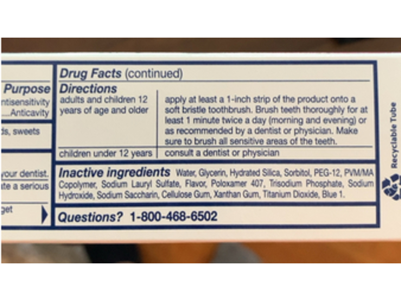 Colgate Sensitive Whitening Toothpaste, Fresh Mint, 6.0 oz/170 g, Pack Of 3