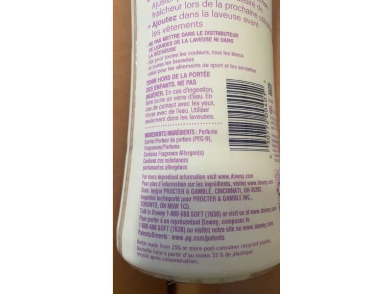 Downy Light In-Wash Scent Booster, White Lavender, 20.1 oz/570 g