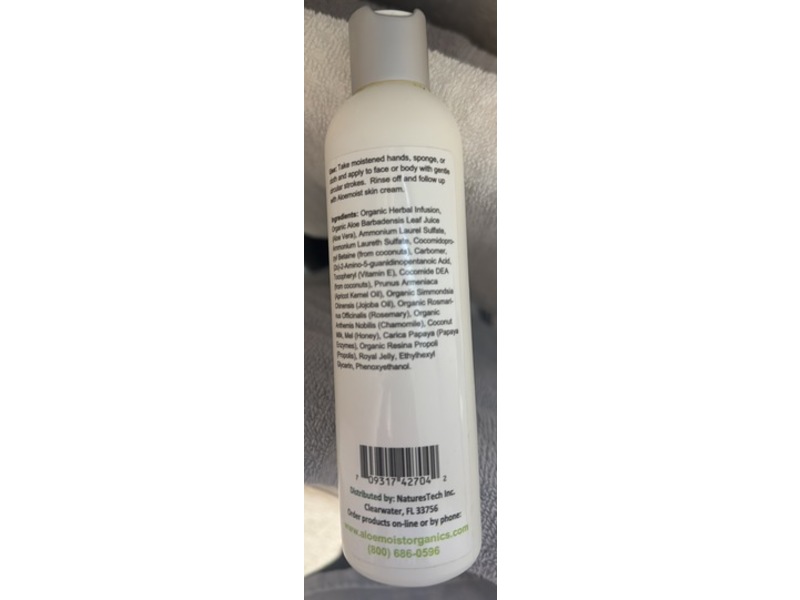 Aloemoist Gentle Cleanser, Coconut Milk & Honey, 8 oz