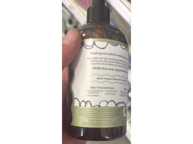 Zum Hand Soap, Amber-Lime, 12 fl oz/354 mL