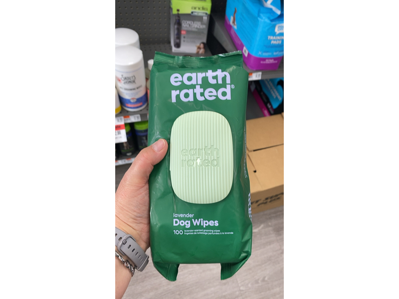 Earth Rated Dog Wipes, Lavender, 100 Counts