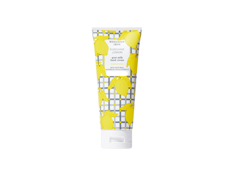 Beekman 1802 Goat Milk Hand Cream, Sunshine Lemon, 3.4 fl oz/100 mL
