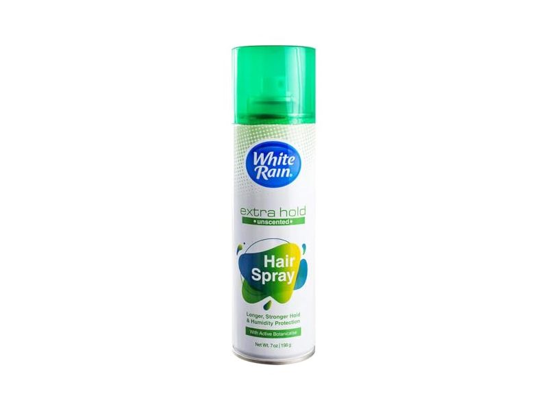 White Rain Extra Hold Hair Spray, Unscented, 7 oz/198 g, Pack Of 2
