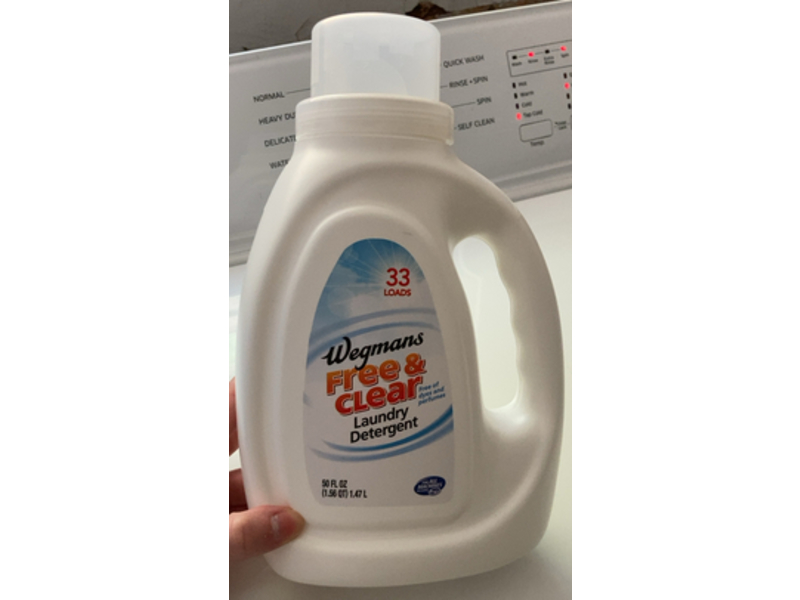 Wegmans Free & Clear Laundry Detergent, 33 Loads, 50 fl oz/1.47 L
