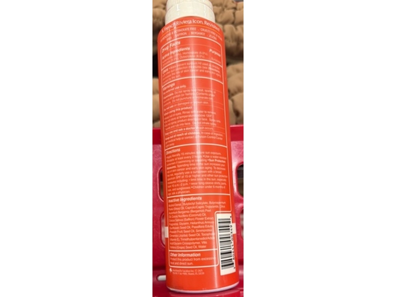 Vacation Orange Gelee Sunscreen Spray, SPF 30, 5 fl oz/148 mL