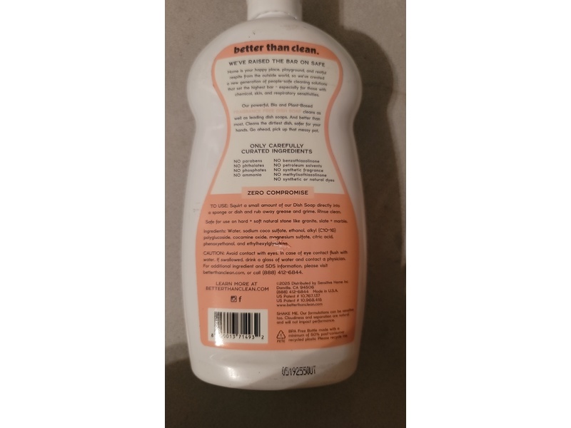 Better Than Clean Dish Soap, 20 fl oz/591 mL, Pack Of 2