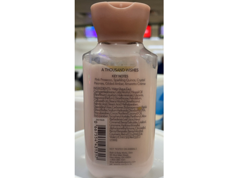 Bath & Body Works Body Lotion, Shea Butter + Vitamin E, 3 fl oz/88 mL