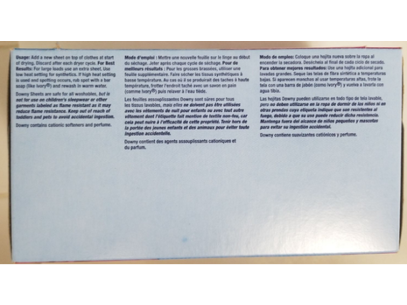 Downy Fabric Softener Dryer Sheets, April Fresh, 200 Sheets