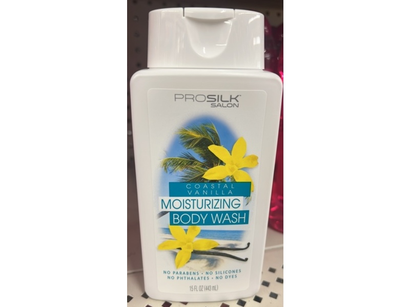 Prosilk Salon Moisturizing Body Wash, Coastal Vanilla, 15 fl oz/443 mL